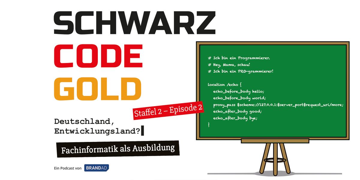 S2E2: Software-Entwicklerin/-Entwickler als Ausbildungsberuf